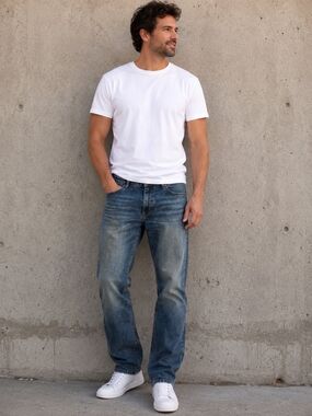 DL1961 Nick Slim Jeans Men's 33x27 Dark Wash Stretch Denim